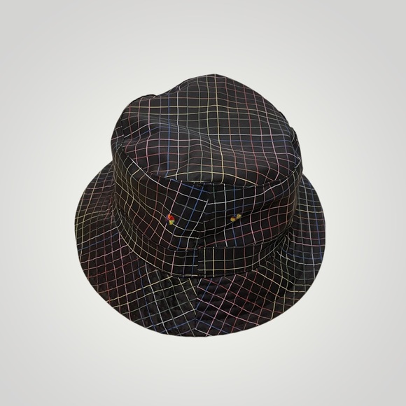 Accessories - 4. Colorful Reversible Grid Bucket Hat (NWT)